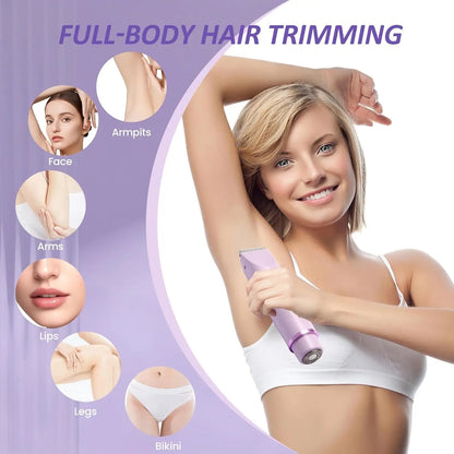 2-in-1 Women’s Body Shaver - مكينة حلاقة جسم للنساء متعددة الاستخدامات (٢ في ١)