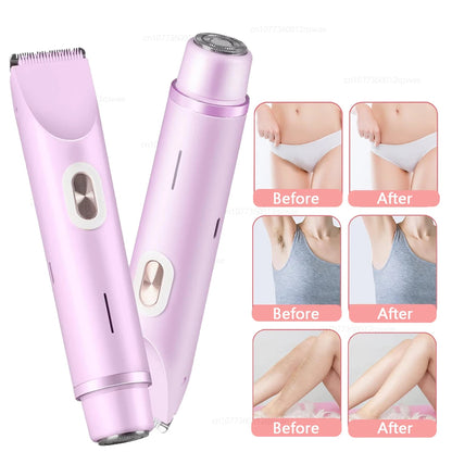 2-in-1 Women’s Body Shaver - مكينة حلاقة جسم للنساء متعددة الاستخدامات (٢ في ١)