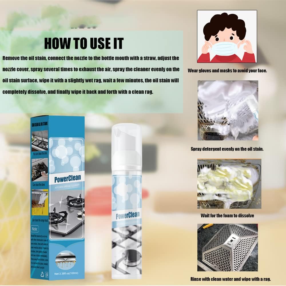 Power Clean Kitchen Grease Cleaner
