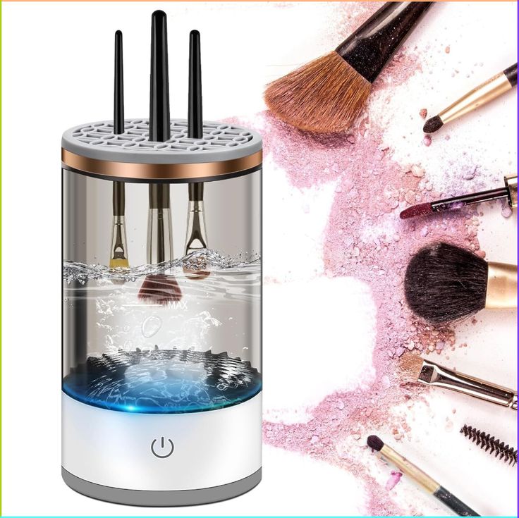Electric Makeup Brush Cleaner   -  منظف فرش المكياج الكهربائي