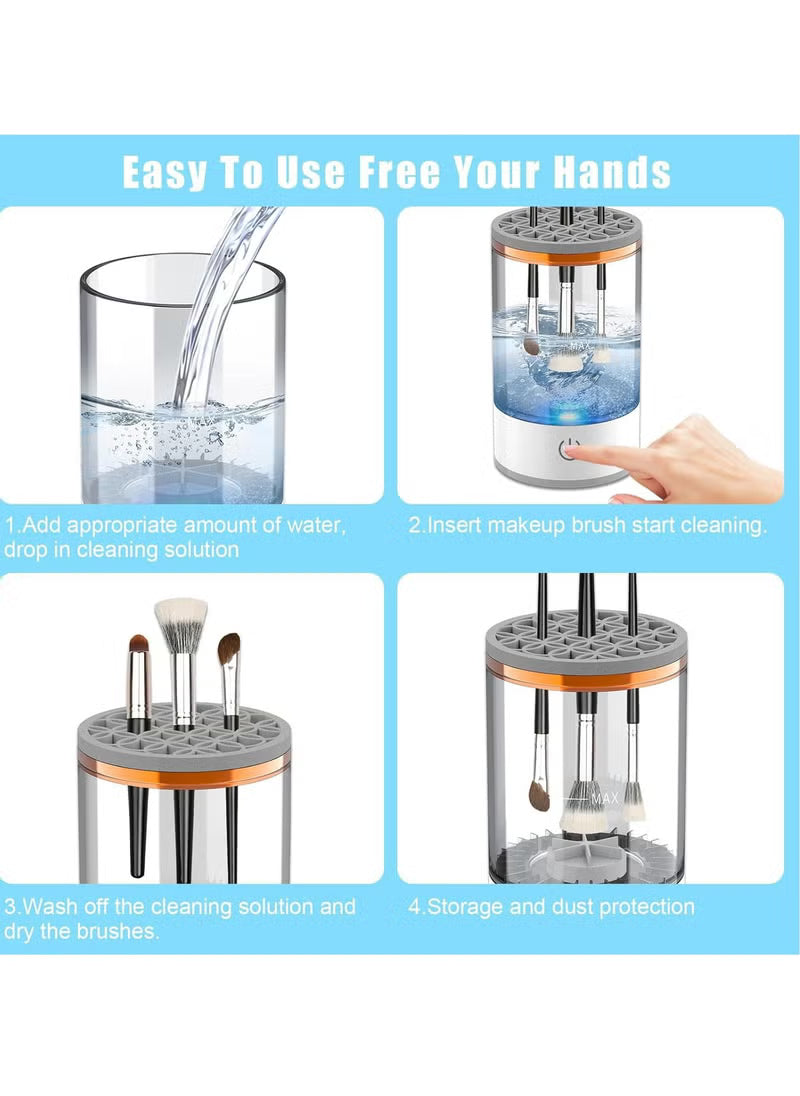 Electric Makeup Brush Cleaner   -  منظف فرش المكياج الكهربائي