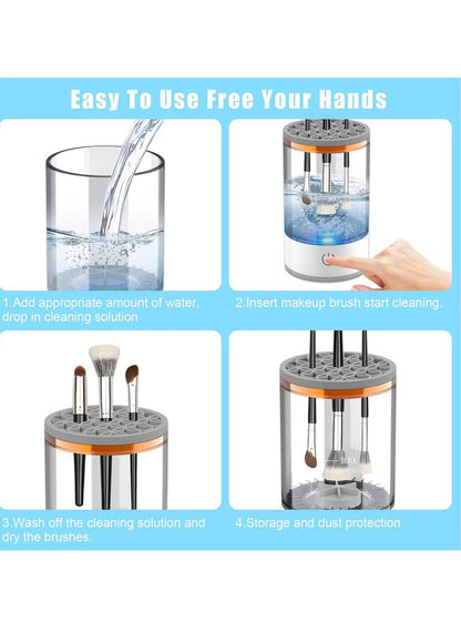 Electric Makeup Brush Cleaner   -  منظف فرش المكياج الكهربائي